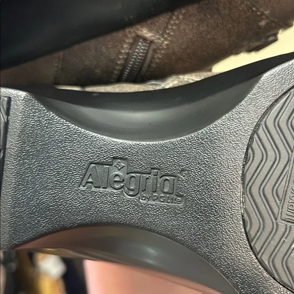 Alegria Metallic Gray Ankle Boots - Picture 2 of 15